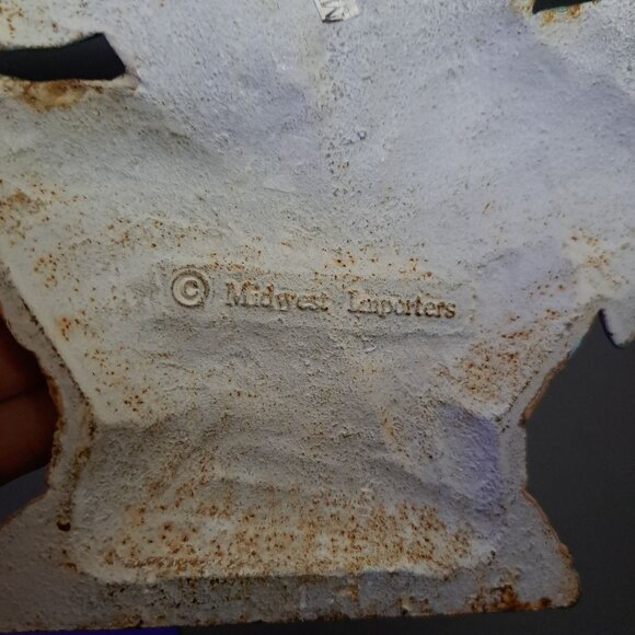 Cast Iron Door Stopper Midwest Imports Tulips In A Basket Vintage - Picture 13 of 16